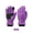 Purple, variant on Winter Warm Touchscreen Gloves Fleece-Lined Thickened Outdoor Cycling Cold-Resistant Five-Finger Gloves Navy Blue，XS