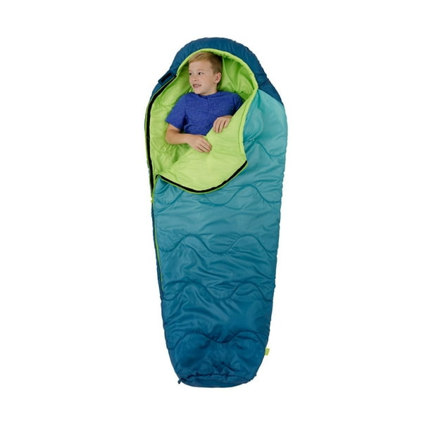 Firefly! Outdoor Gear Youth Mummy Sleeping Bag Blue/Green