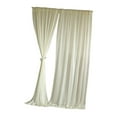 thumbnail image 2 of 2 Pieces Wedding Curtains Photo Drapes Background Soft Fabric for Party Reception Engagement Decor, 2 of 9