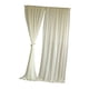 thumbnail image 2 of Cortinas de fondo de 2 paneles, fondo ligero con bolsillos para varillas, fondo suave Beige, 2 of 9