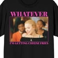 thumbnail image 2 of Mean Girls Whatever I'm Getting Cheese Crew Neck Short Sleeve Women's Black T-shirt-XXL, 2 of 3