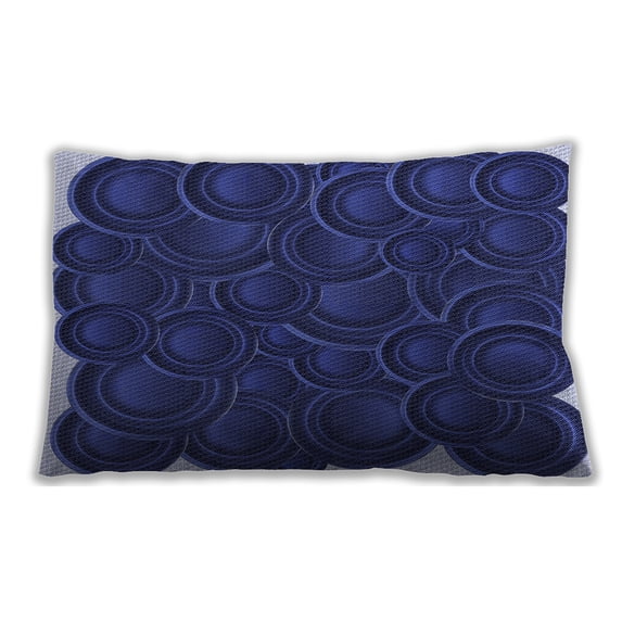 Ahgly Company Outdoor Rectangular Contemporary Lumbar Throw Pillow, 13 inch by 19 inch