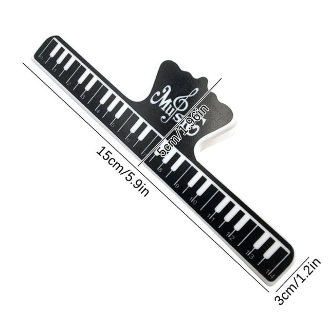 Music Book Clip and Book Page Holder Music Note Clip Sheet Music Holders