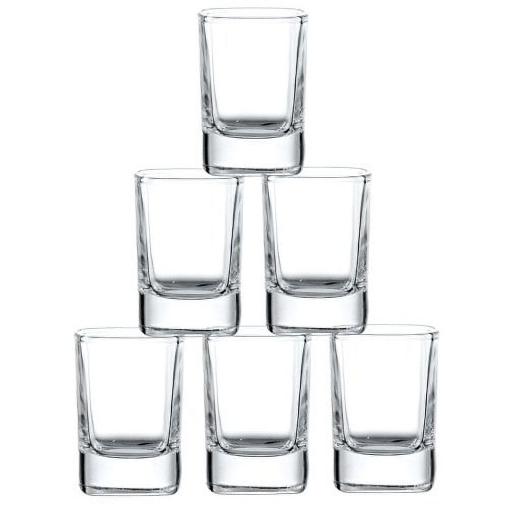 JoyJolt City Heavy Base Shot Glasses 2 oz. Every Day Drinking Glasses (Set of 6) - image 5 of 6