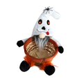 thumbnail image 4 of Cesta para guardar golosinas de Halloween, cesta creativa para guardar refrigerios, almacenamiento de artículos diversos Fantasma, 4 of 9