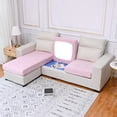 thumbnail image 3 of Sunicol Stretch Velvet Couch Cushion Covers, Plush Cushion Slipcover for Chair Loveseat Sofa, Cushion Furniture Protector Seat Cushion Sofa Cover, 3 of 10