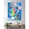 thumbnail image 2 of Frutiger Aero Rainbow Dream Poster Wall Art, Modern Wall Decor For Living Room Bedroom, 16x24 UNFRAMED, 2 of 3
