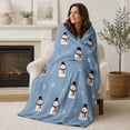 thumbnail image 4 of Tyidzon Christmas Throw Blanket, Soft Warm Fleece Blanket 39 x 59 in for Sofa Bed, Cozy Christmas Home Decor, 4 of 6
