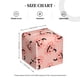 thumbnail image 4 of Fotbe Smiling Pink Pumpkins Porta Pañuelos Decorativo de Cuero, Caja Cuadrada Moderna para Pañuelos Faciales, Organizador y Dispensador 5x5x5'', 4 of 7