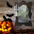 thumbnail image 1 of 3d Photo Frame Wall Sticker Ghost Mirror Luminous Ornament Sculpture Halloween Decor, 1 of 5