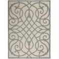 thumbnail image 2 of Nourison Palamos Indoor/outdoor Casual Contemporary Cream Grey Area Rug, 2 of 9