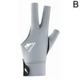 thumbnail image 4 of Billiards Glove Left Hand 3 Fingers Breathable Billiard Glove for Snooker S, 4 of 7