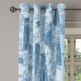 thumbnail image 3 of Ambesonne Grommet Curtain, , 50"x120", Pale Blue and Dark Sky Blue, 3 of 5