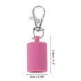 thumbnail image 2 of Unique Bargains 1 Pc Solid Color Lip Gloss Keychain Cap Rose Red Silicone, 2 of 5