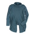 thumbnail image 1 of Free People Suéter de punto con espalda dividida para mujer, azul, mediano Free People Tejer, 1 of 2