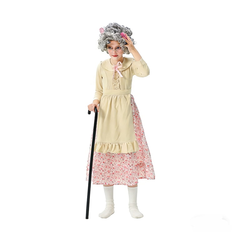 old lady dress for halloween Lounging Old Lady Costume