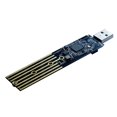thumbnail image 1 of M.2 SATA/NVMe SSD To USB 3.1 Adapter PCI-E To USB 3.1 External Converter Card 10Gbps USB3.1 Gen 2 PCIe To USB3.1 Type A Adapter NVME, 1 of 6