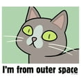 thumbnail image 2 of Men's Rick And Morty I'm from Outer Space Graphic Tee White X Large, 2 of 5