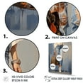 thumbnail image 3 of Designart "Delightful Denim Chic" Fashion Floater Framed Canvas Art Print, 3 of 5
