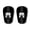Black, variant on MediCaptain MiniGuards - Mini Shin Guards for Soccer Players - Tiny Shin Pads for Men, Women, Teens -3.9 x 2.4 inch (Black)