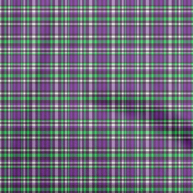 oneOone Silk Tabby Purple Fabric Plaid Sewing Craft Projects Fabric Prints By Yard 42 Inch Wide