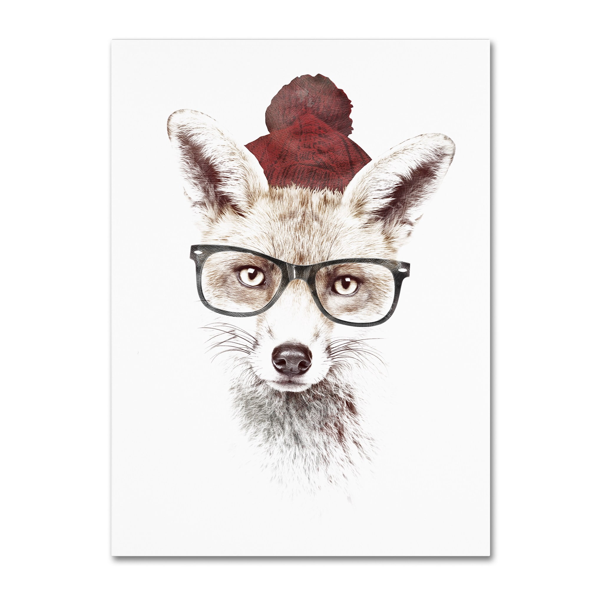Trademark Fine Art 'It's Pretty Cold Outside' Canvas Art by Robert Farkas