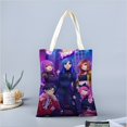 thumbnail image 2 of Funneh Krew Bolso de tela con estampado de lienzo para mujer, bolsa de compras reutilizable y estética, con cremallera interior, regalo para mujer,38*45cm., 2 of 6