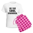 thumbnail image 5 of CafePress - I'm The Cool Grandma Women's Light Pajamas - Women's Short Sleeve Print T-Shirt and Pants Light Cotton Pajama Set, 5 of 7