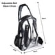 thumbnail image 2 of Bolso de correa transparente, pequeña mochila cruzada de PVC aprobada por el estadio, pecho casual transparente, 2 of 5