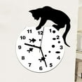 thumbnail image 1 of Cat Acrylic Clock Wall Clock Modern Design Home Watch Wall Sticker Oven Timer, 1 of 7