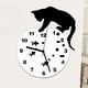 thumbnail image 2 of Adhesivo de pared Reloj de pared Diseño de gato Reloj Reloj acrílico, 2 of 8