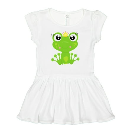 

Inktastic Cute Frog Green Frog Frog Princess Crown Gift Baby Girl Dress