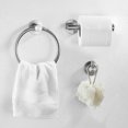 thumbnail image 4 of Towel Holder Hardware Set, Bathroom Accessories3 Pieces Wall Mounted Including Round Towel Ring Toilet, 4 of 6
