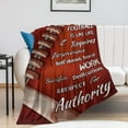 thumbnail image 6 of Yibo American Football Plush Fleece Bed Blanket Lightweight Comfy Reversible Flannel Blanket Ultra-Soft Warm Blanket Throw American Football Lover Gift, 6 of 7