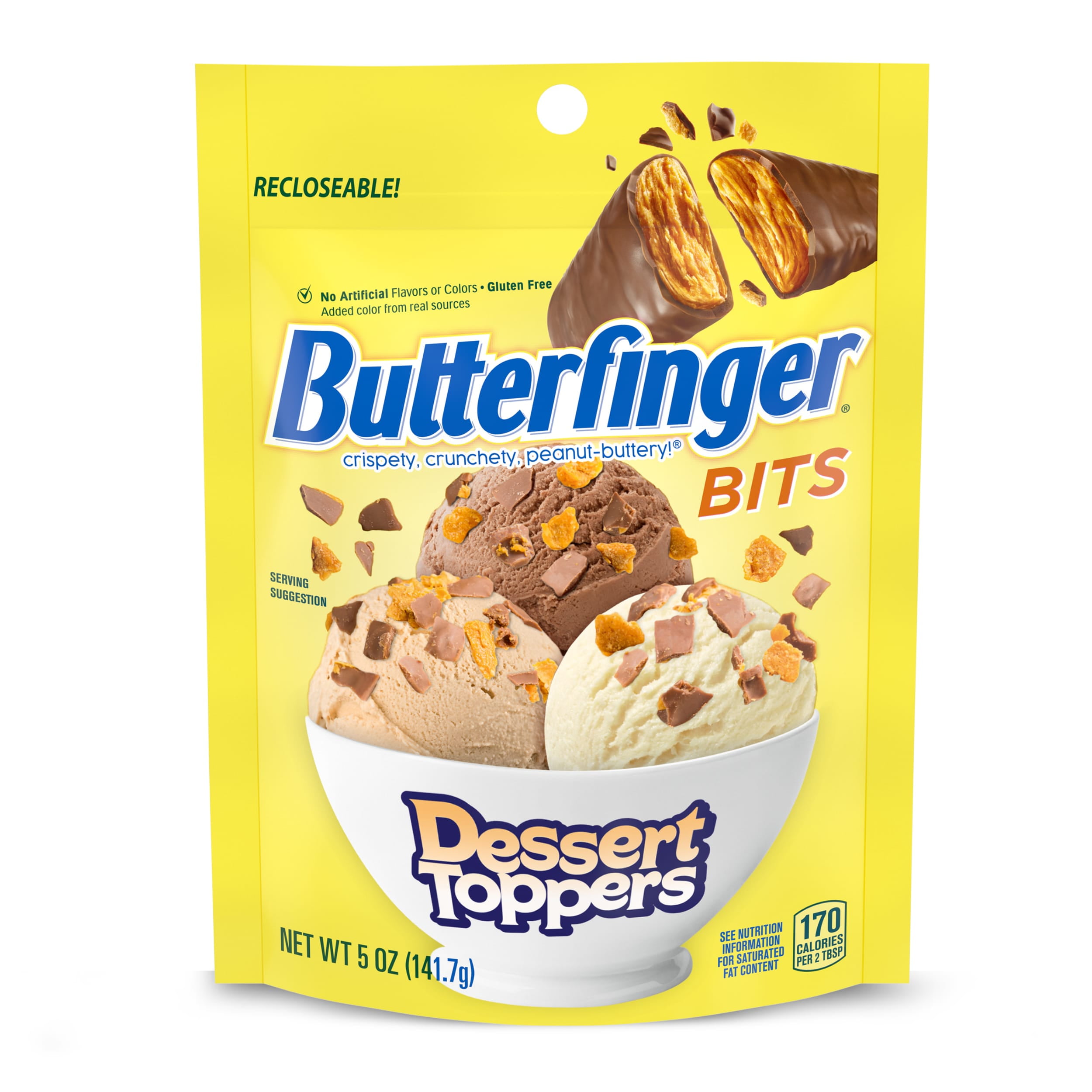 Butterfinger, Chocolatey, Peanut-Buttery, Dessert Toppers, Perfect for Easter Baking, 5 oz