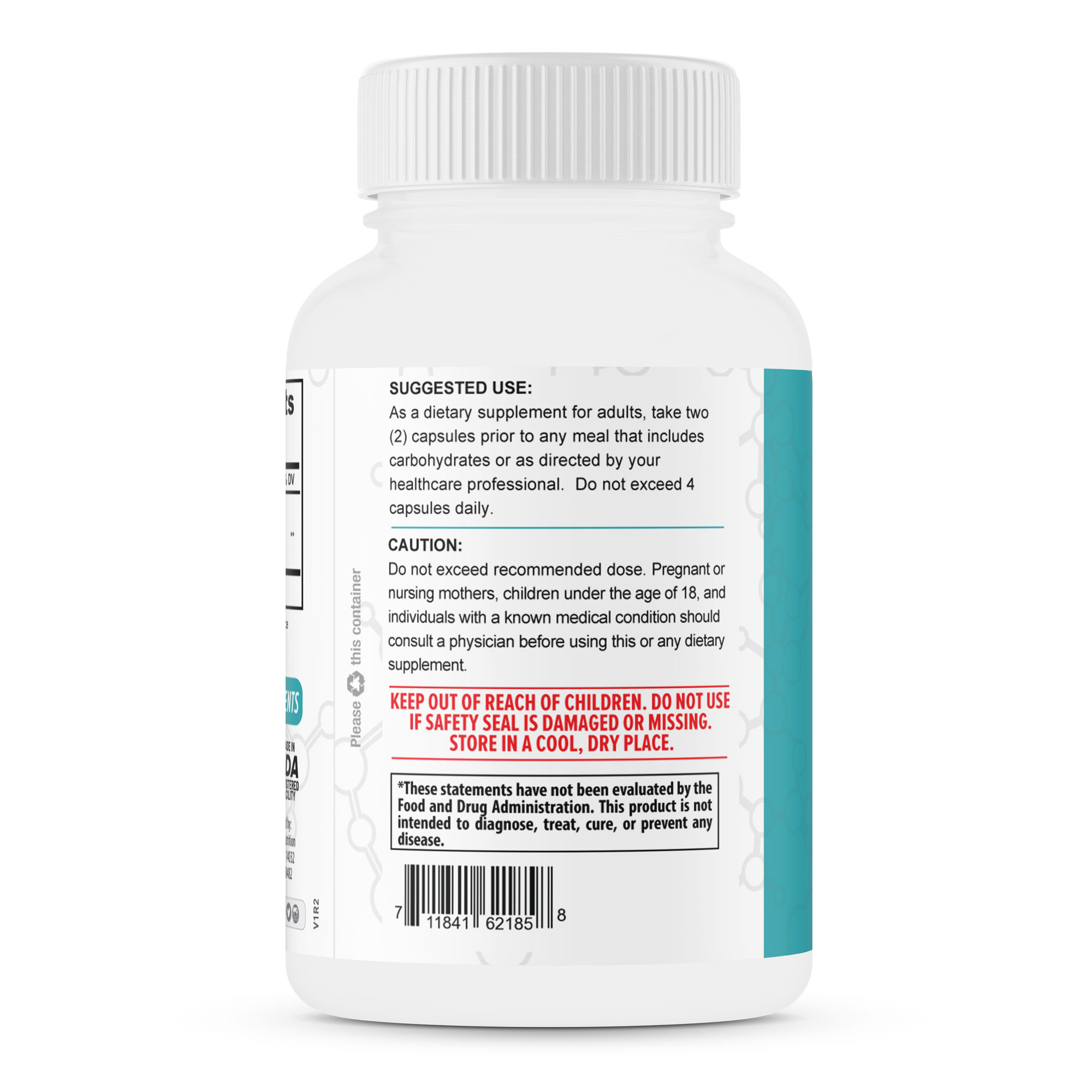 Keto Ready - Max Strength Keto Carb Blocker 1200mg – Burn Fat & Block Carb Absorption – Minimize Cheat Meals & Maintain Ketosis – for Men & Women - Made in USA – 2 Pack