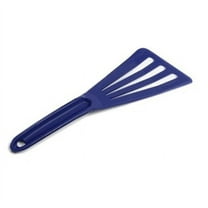 Norpro 12" My Favorite Heat Resistant Nylon Beveled Slotted Spatula Turner - Blue 3 Pack