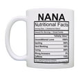 thumbnail image 2 of ThisWear Nana Coffee Mug Nana Nutritional Facts Nana Birthday Gifts Nana 11 ounce Coffee Mug, 2 of 4