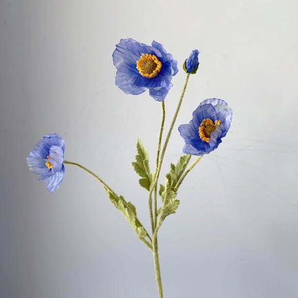 Nvzi piezas de flores artificiales de tacto real, flores falsas para decoración del hogar, oficina, boda, arreglo de ramo de flores artificiales para decoración (Q30)