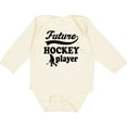 thumbnail image 3 of Inktastic Future Hockey Player Baby Boy Boys Long Sleeve Baby Bodysuit, 3 of 5
