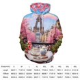 thumbnail image 2 of Tea Set on Paris Balcony 3d Sweatshirts Hoodie Fashion Casual Personality Men's Women Street Hoodie Pullovers Long Sleeve Comfortable Top, 2 of 6
