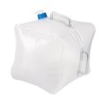 thumbnail image 1 of Bolsa de almacenamiento de agua plegable, tanque de transporte de agua, con grifo extraíble, a prueba de fugas, bolsa contenedora de agua para acampar 20 litros, 1 of 8