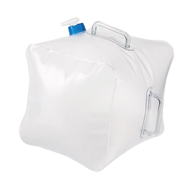 Bolsa de almacenamiento de agua plegable kusrkot 20 litros con grifo extraíble