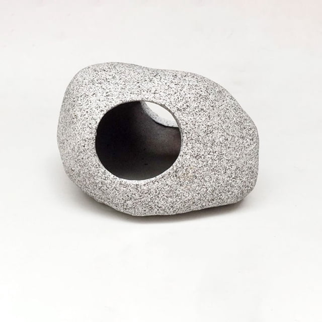 Greenadscape 2Ud Cachetera De Cerámica Para Acuario Oscuro Cueva Con Textura Natural Y Fácil Limpieza