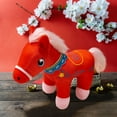 thumbnail image 6 of Hometravel Red Horse Plush Toy Doll, Year of the Horse Success Theme Stuffed Animal for Kids, 20cm Soft Baby Horse for Sleep Companion, Gift for Collection, 6 of 8