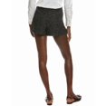 thumbnail image 3 of Maje womens  Metallic Tweed Wool-Blend Short, 40, Black, 3 of 4