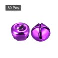 thumbnail image 3 of 10mm Jingle Bells Craft Bells Carbon Steel Electroplating Purple 80 Pack, 3 of 5