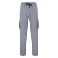 thumbnail image 2 of WEAIXIMIUNG Work Overalls Men Fr Men's Oversized Retro Pocket Drawstring Straight Tube Workwear Pants Casual Pants Jogging, 2 of 7