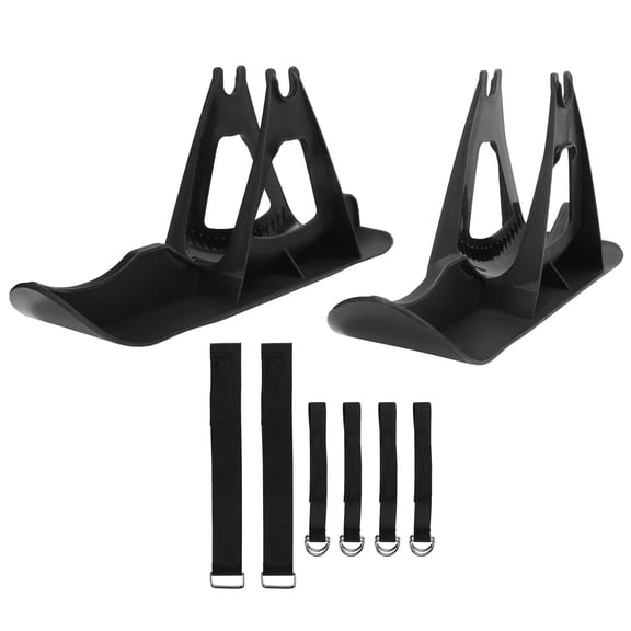 Kids Balanced Scooter Skis Stand Parking Rack Snowboard Equipment for Winter Skiing Black Accessories Riding Tyre Replacement Parts, Black