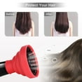 thumbnail image 1 of Difusor plegable para secador de pelo BuyWeekMX silicona Rojo, 1 of 9